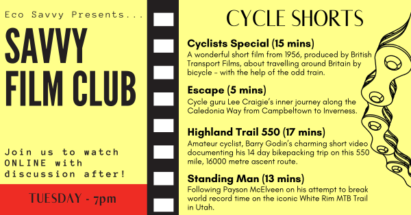 savvy film club cycle shorts poster