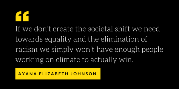 Quote from Ayana Johnson on equality