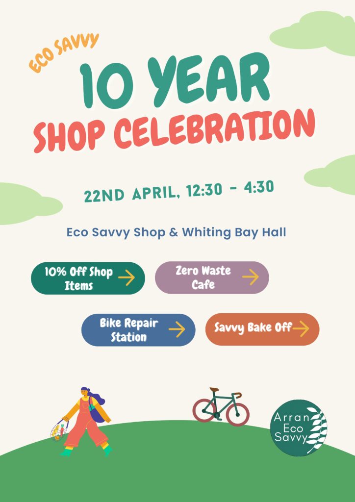 Celebrating Earth Day and 10 Years of Eco Savvy in Whiting Bay